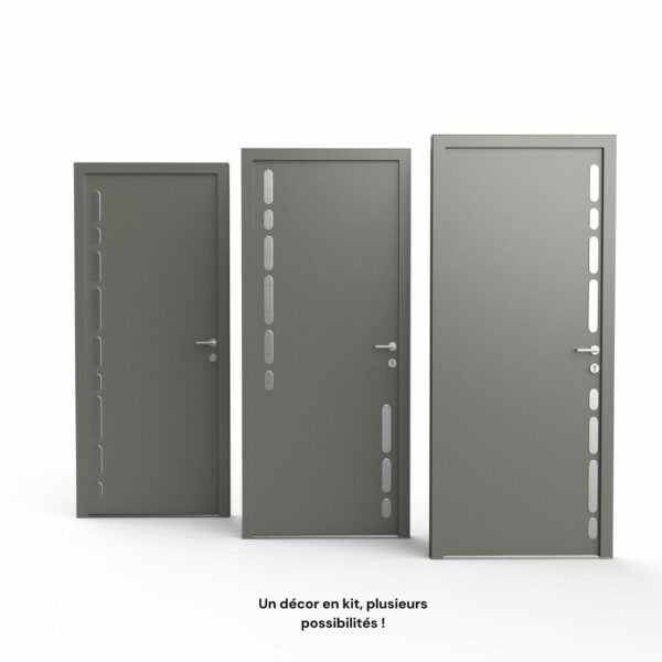 IIZII - DECOR FLORENT ALU INOX EN KIT